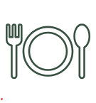 In-room dinning icon